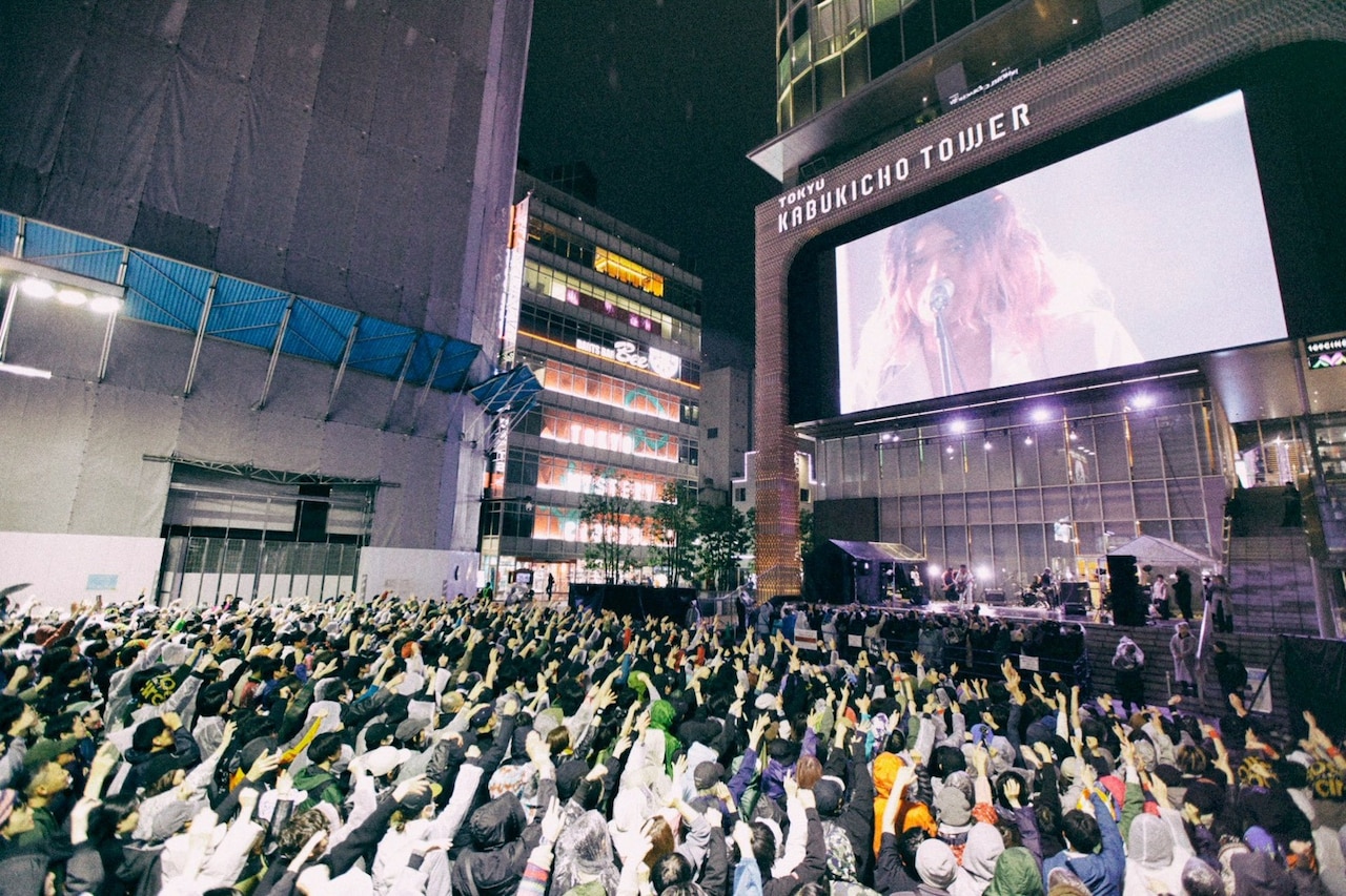 a flood of circle 新保勇樹撮影 パネル4枚セット a flood of circle「I'M FREE 2025 LIVE AT 新宿歌舞伎町野外音楽堂