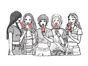 今月のイラスト：i-dle「どうしよっかな」