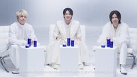 Number_iが出演するテレビCM「i Bright.－雪よりも透きとおれ。－」編のメイキング・インタビュー映像より。