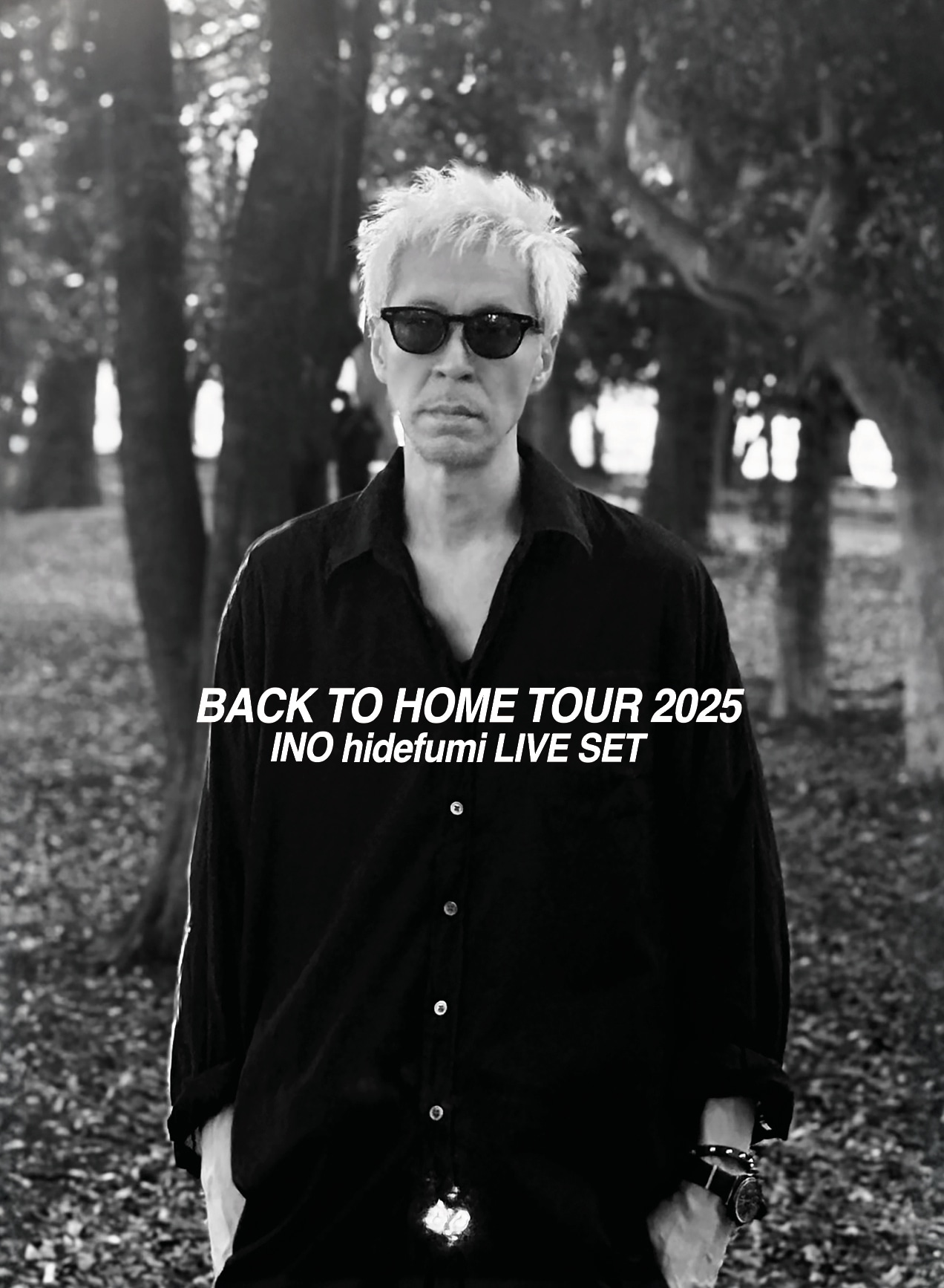 猪野秀史「INO hidefumi LIVE SET BACK TO HOME TOUR 2025！」ビジュアル
