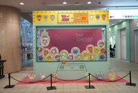 BOYNEXTDOORの公式キャラクター・プネクドとトムとジェリーのコラボフォトスポット。