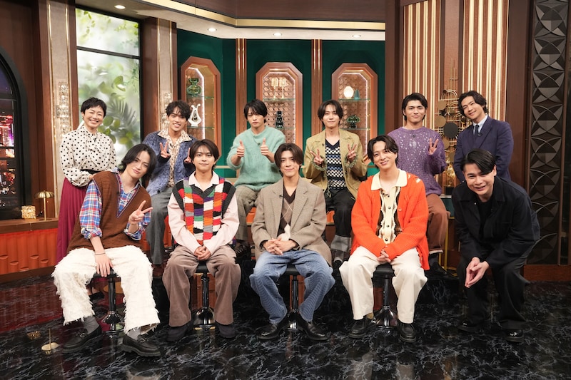 timelesz、有働由美子、松下洸平、吉村崇（平成ノブシコブシ）。©日本テレビ