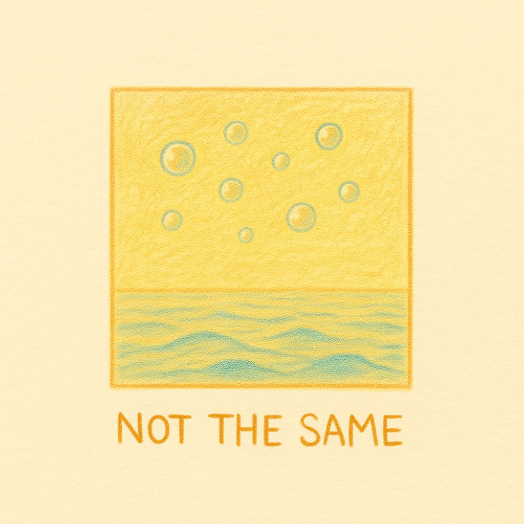 晴弥、UNE、stbによる配信シングル「Not the same」ジャケット。