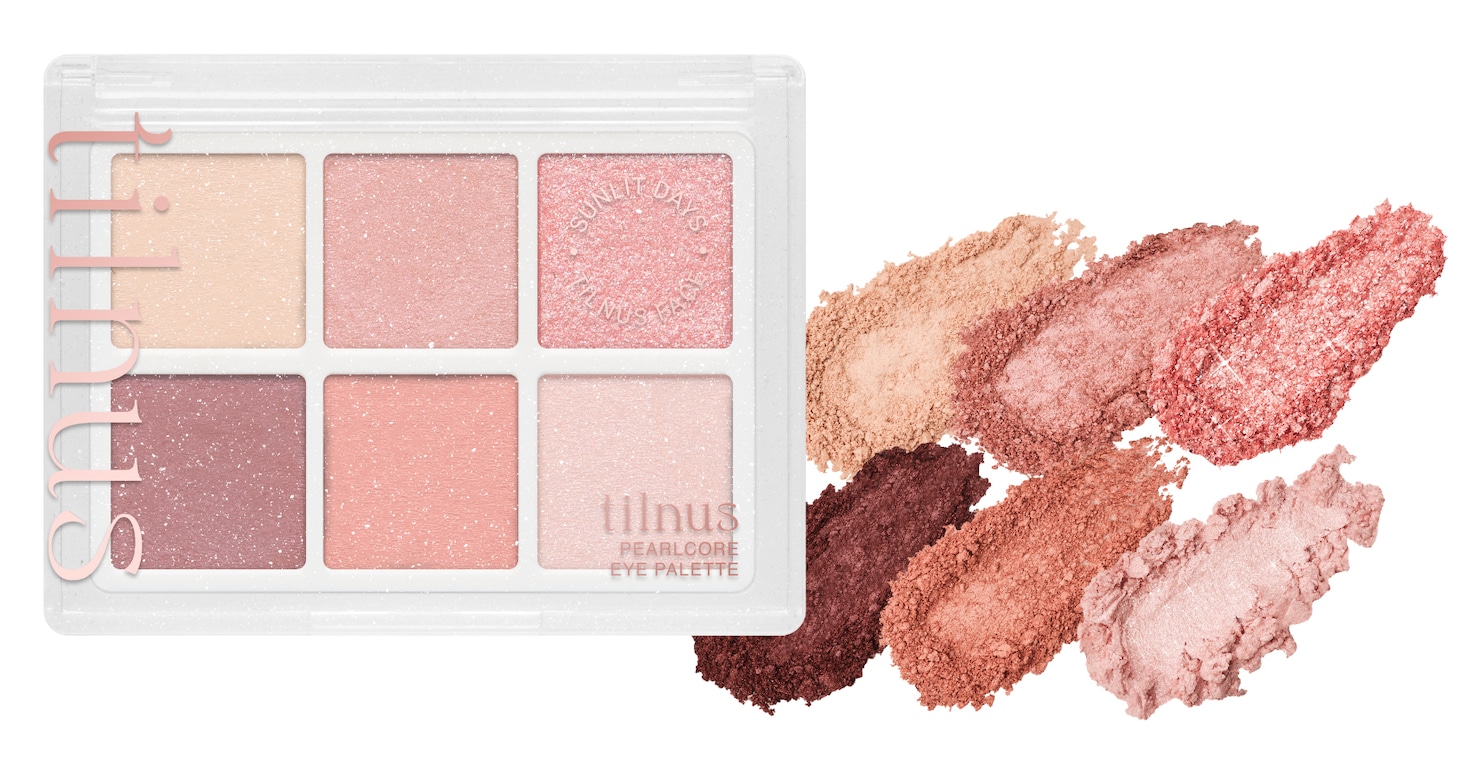 tilnus「パールコア アイパレット」のサンキスドマンダリン。