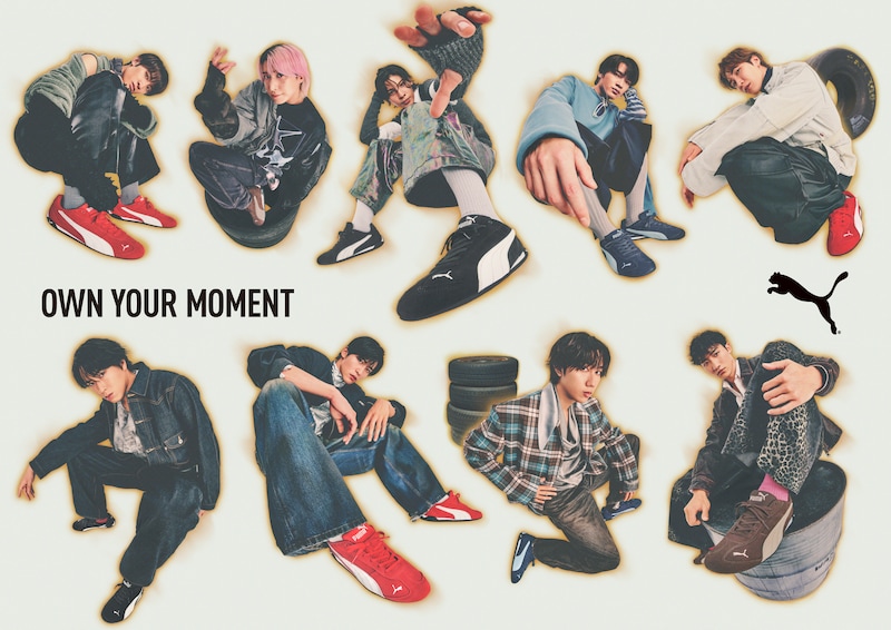 「OWN YOUR MOMENT」キャンペーン画像。REPLICATCHを着用したSnow Man。