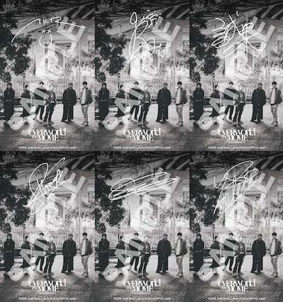 「UVERworld THE MOVIE: 25 to EPIPHANY」メンバー複製サイン入りトレーディングカード (c)UVERworld25_mov