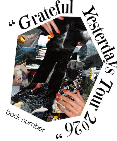 「back number "Grateful Yesterdays Tour 2026"」ビジュアル