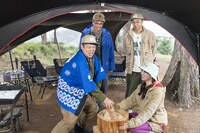 メ～テレ「おぎやはぎのハピキャン」収録の様子。