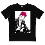 hide×片岡人生・近藤一馬コラボTシャツのデザイン。