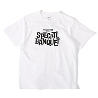 吾妻光良 & The Swinging Boppers 45th Anniversary SPECIAL BANQUET LOGO Tシャツ（ホワイト）