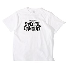 吾妻光良 & The Swinging Boppers 45th Anniversary SPECIAL BANQUET LOGO Tシャツ（ホワイト）