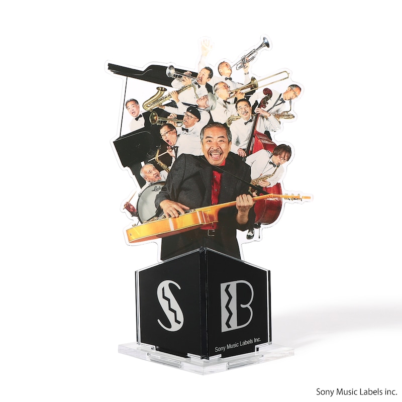 吾妻光良 & The Swinging Boppers 45th Anniversary SPECIAL BANQUET アクリルフィギュア。譜面台をモチーフにしたパーツもポイント。