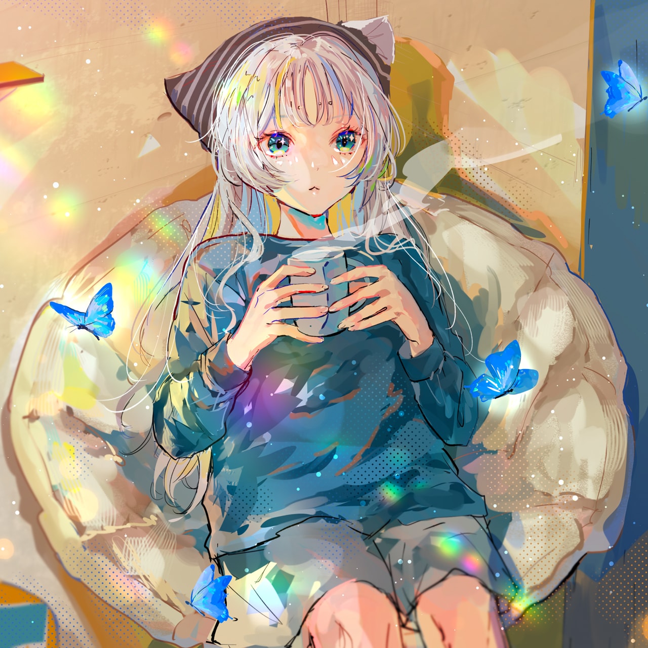 猫 The Sappiness「Breezy Magic」配信ジャケット