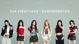BABYMONSTERと「THE FIRST TAKE」のコラボビジュアル。