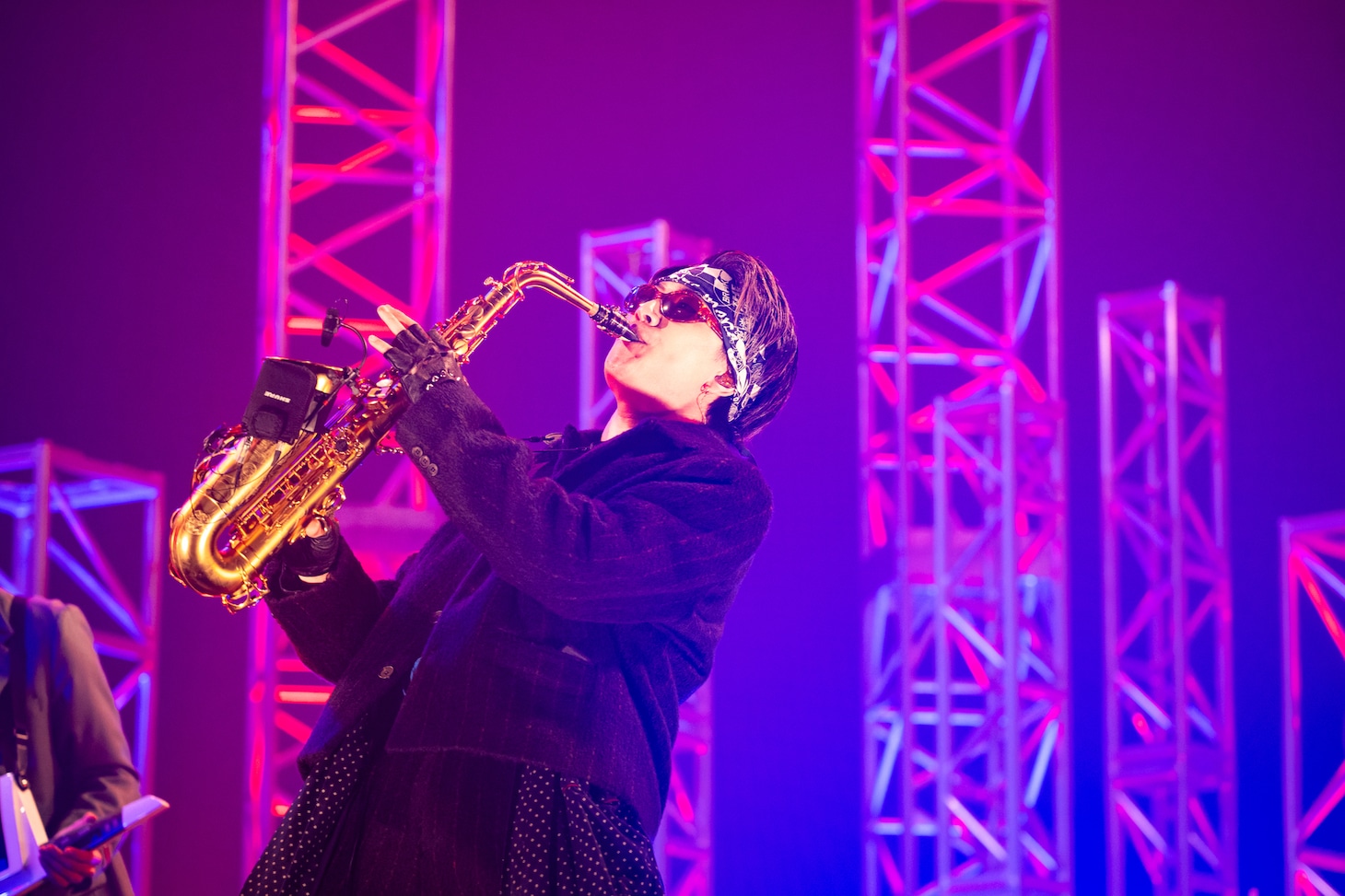 諸星翔希（Sax, Vo / 7ORDER）（撮影：釘野孝宏）