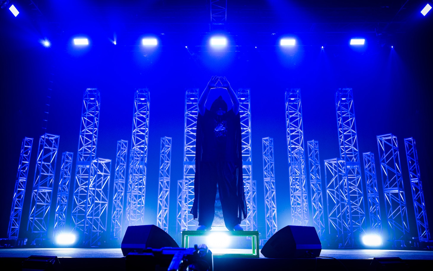 ”MOSSAI様”こと岡崎体育。（撮影：釘野孝宏）