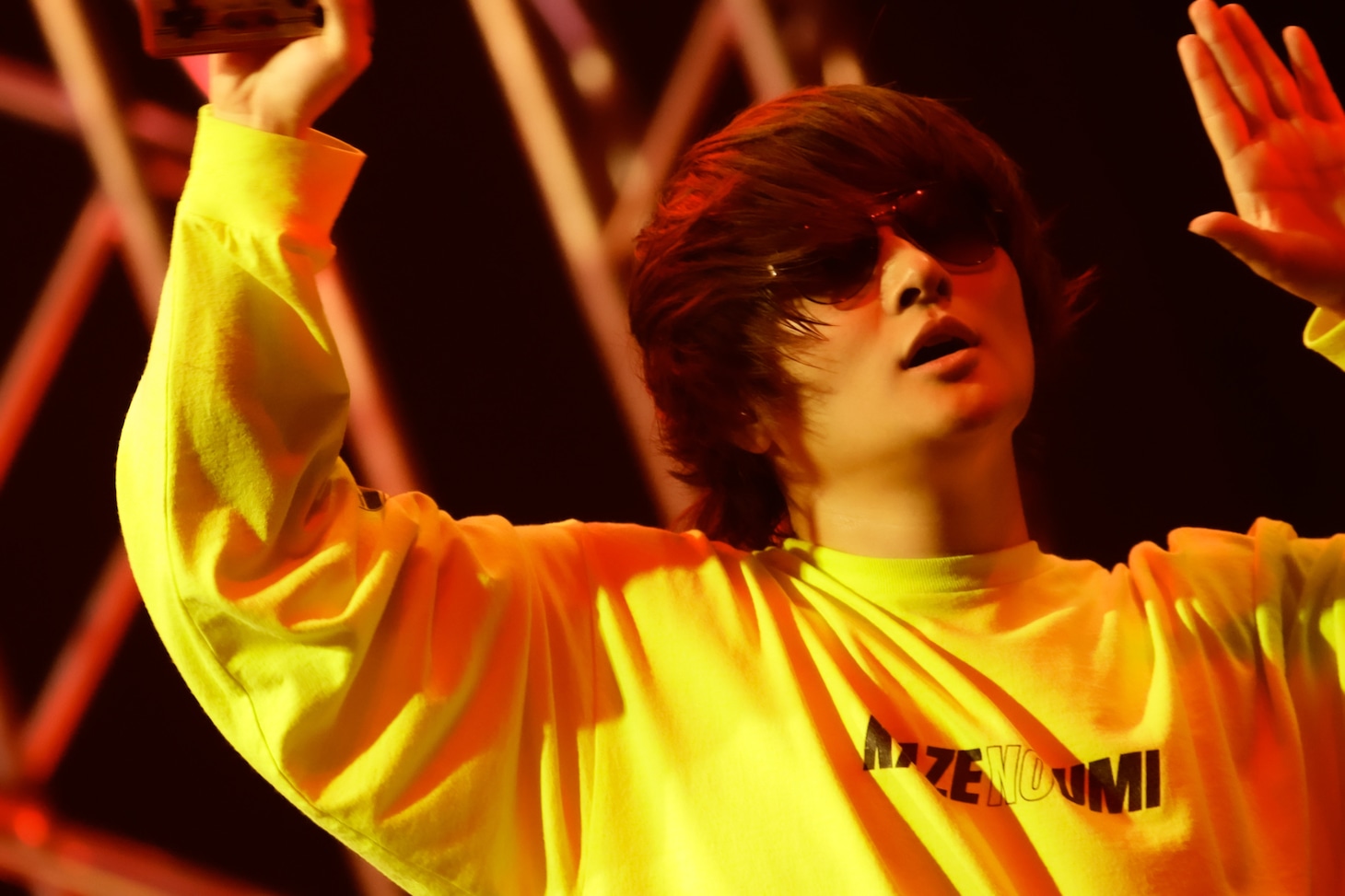 VJ風乃海（VJ / 打首獄門同好会）（撮影：平野タカシ）