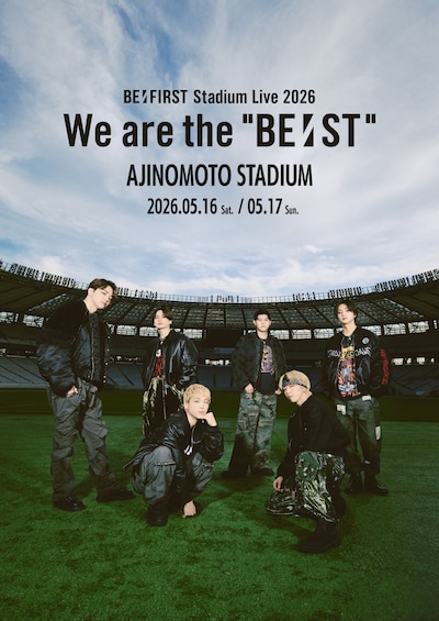 「BE:FIRST Stadium Live 2026 We are the "BE:ST"」ビジュアル