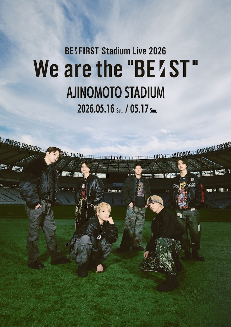 「BE:FIRST Stadium Live 2026 We are the "BE:ST"」ビジュアル