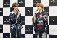 軽快なトークを展開するKing & Prince。