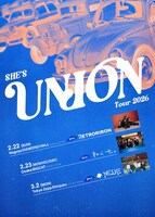 SHE'S「SHE'S UNION Tour 2026」告知ビジュアル