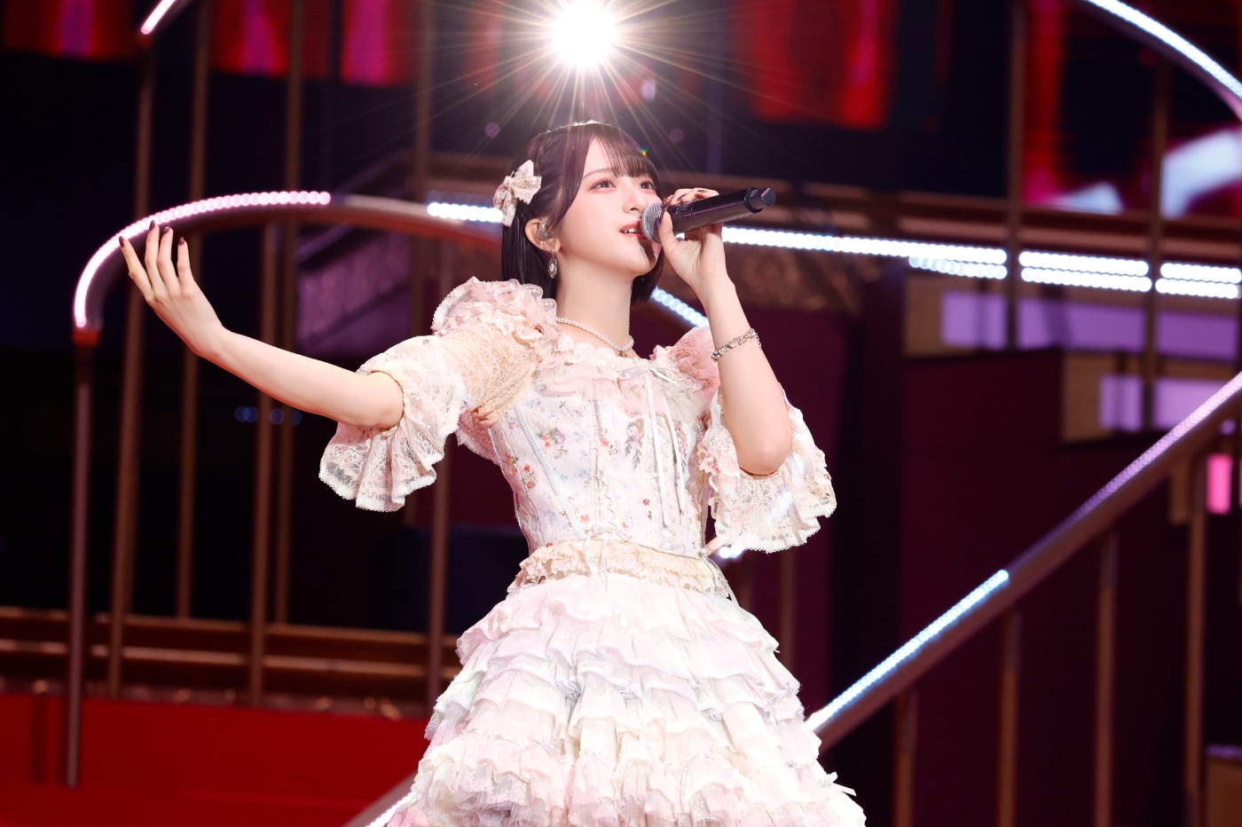 「＝LOVE 8周年ツアー『＝LOVE 8th ANNIVERSARY PREMIUM TOUR』」IGアリーナ公演より佐々木舞香。