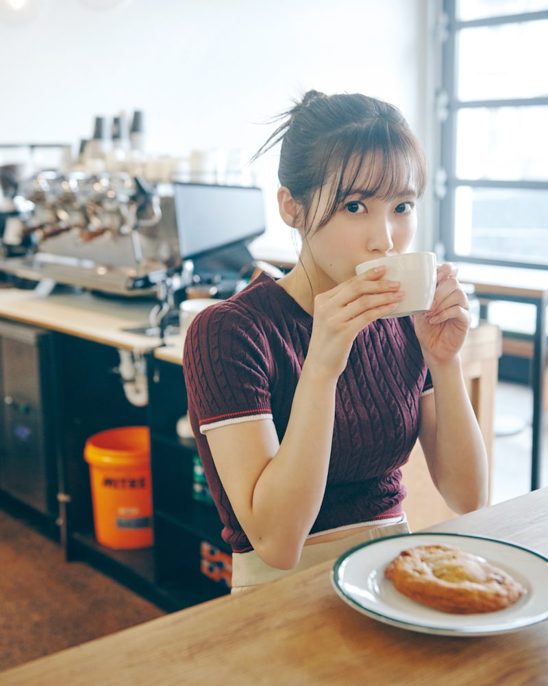 松田里奈（櫻坂46）1st写真集（タイトル未定）より。（撮影：北浦敦子）