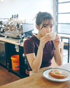 松田里奈（櫻坂46）1st写真集（タイトル未定）より。（撮影：北浦敦子）