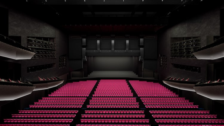 SGCホール有明の内観イメージ。