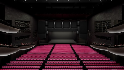 SGCホール有明の内観イメージ。