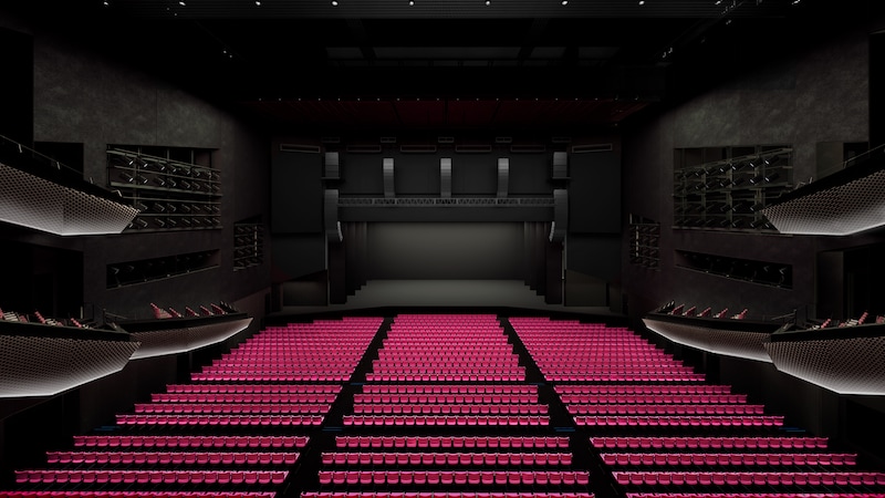 SGCホール有明の内観イメージ。