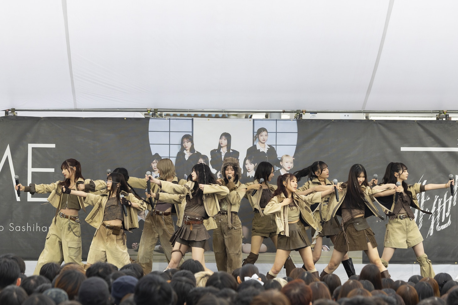 ≠ME「排他的ファイター」リリース記念イベントの様子。©️YOANI/KING RECORDS