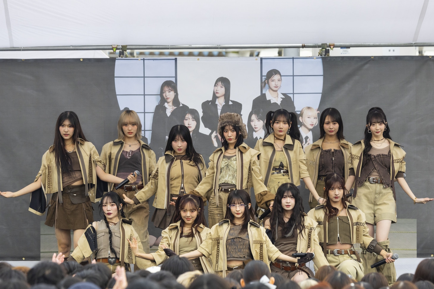 ≠ME「排他的ファイター」リリース記念イベントの様子。©️YOANI/KING RECORDS