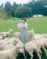 松田里奈（櫻坂46）1st写真集「まつりの時間」より。（撮影：北浦敦子）