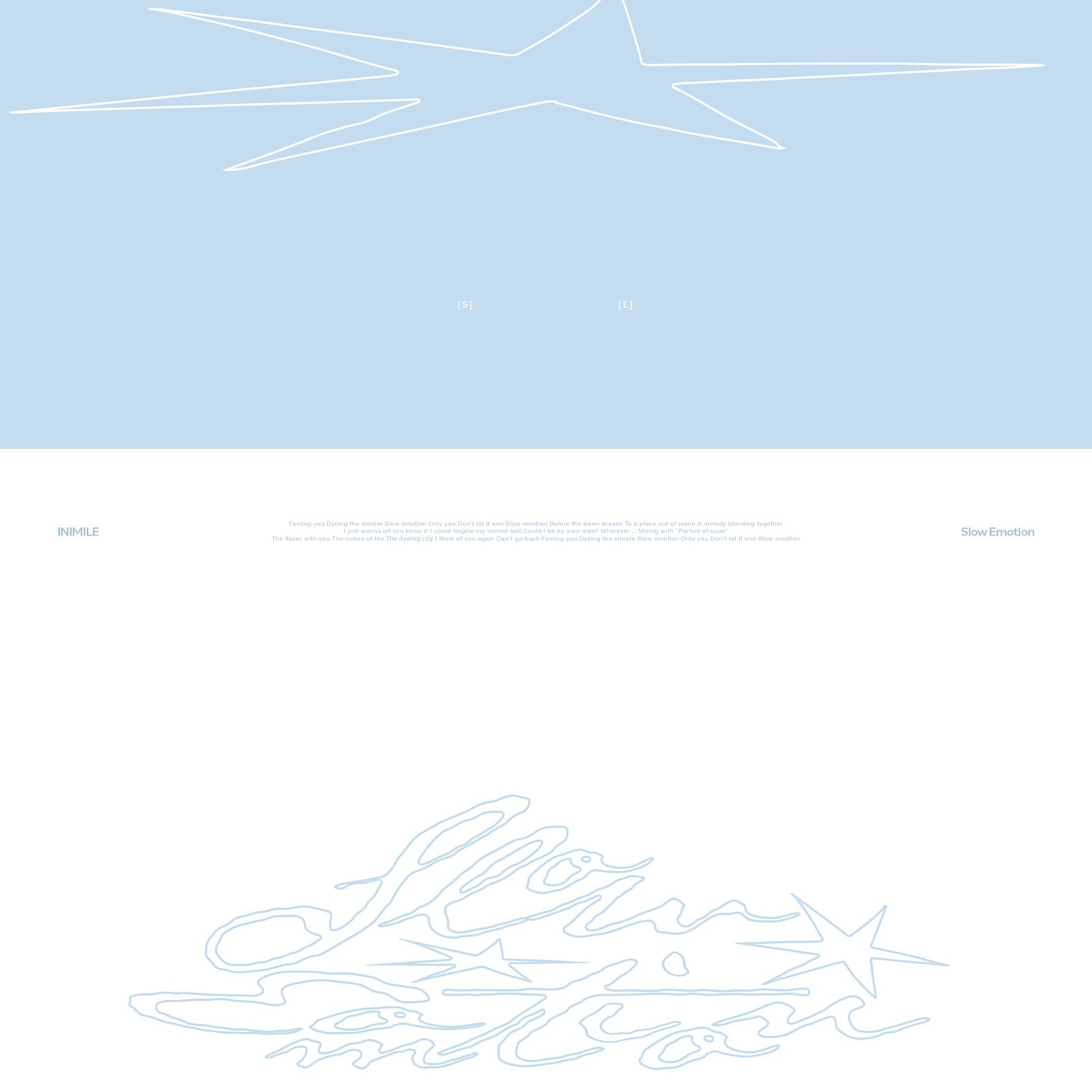 INIMILE「Slow Emotion」配信ジャケット