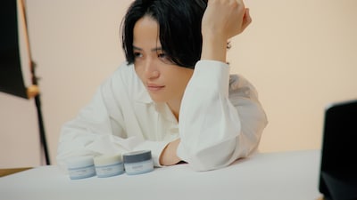 CM撮影に挑む菊池風磨。