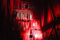 「Salasa Thinking of You Tour 2025」のために用意された装飾。（撮影：岸田哲平）