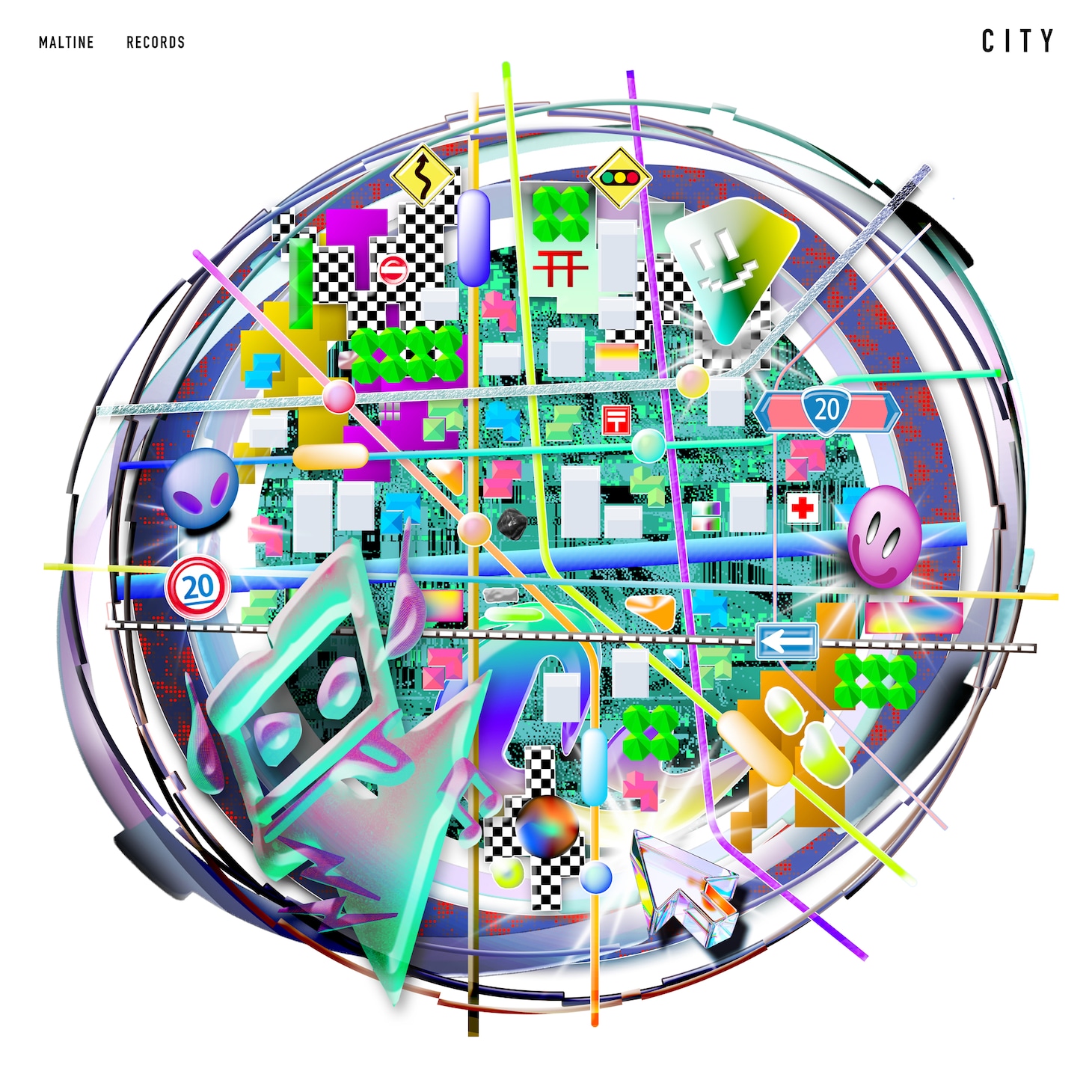 V.A.「CITY」配信ジャケット