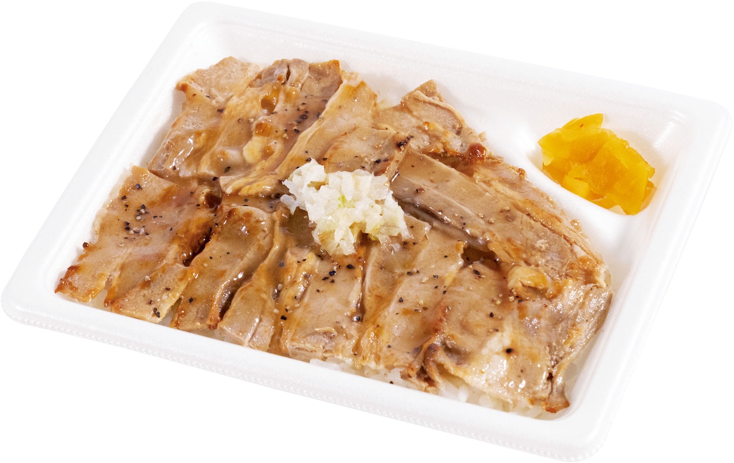 SHUNTO監修「 ねぎ塩豚カルビ重（麦飯）」