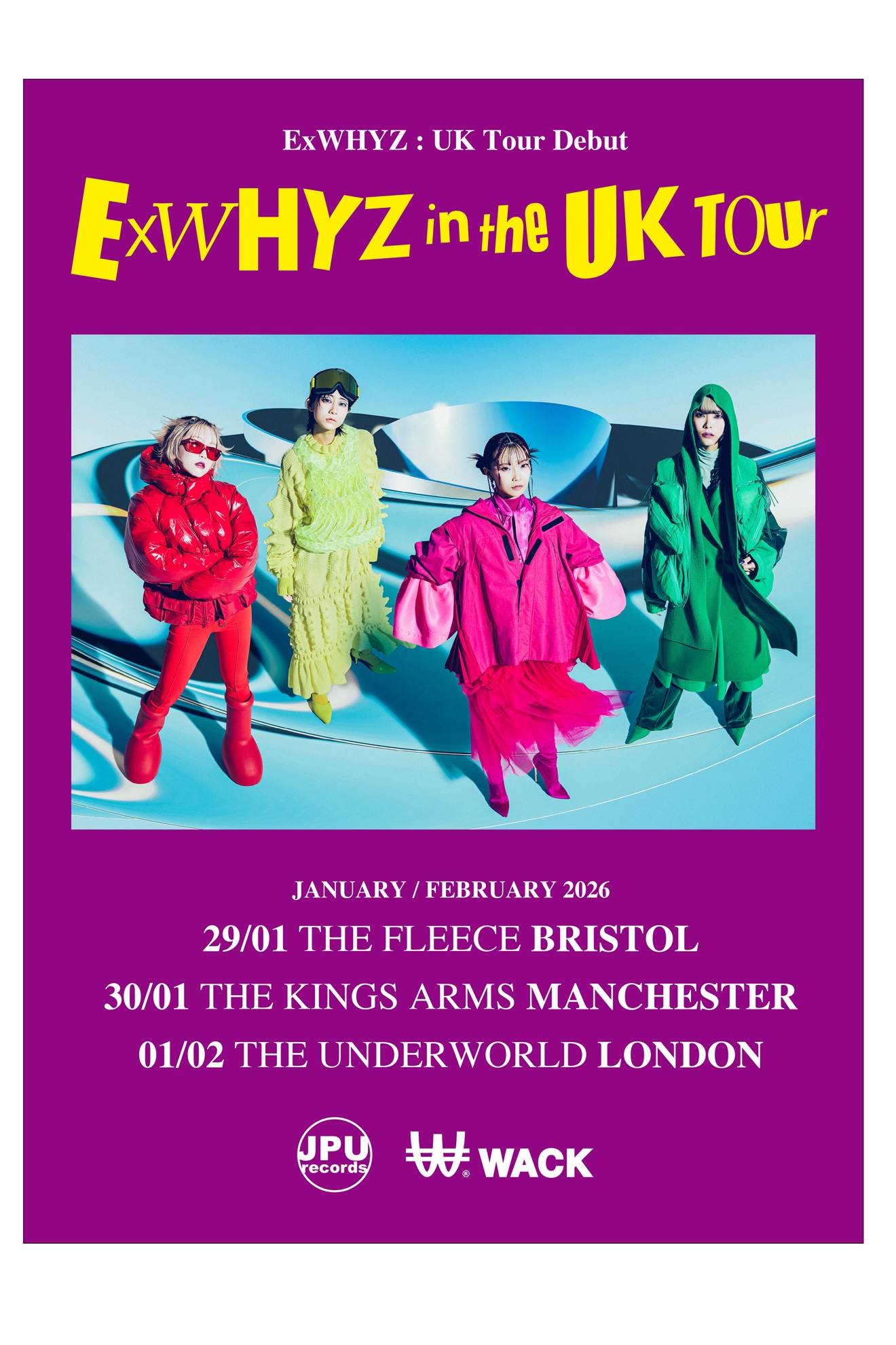 「ExWHYZ in the UK Tour」告知画像