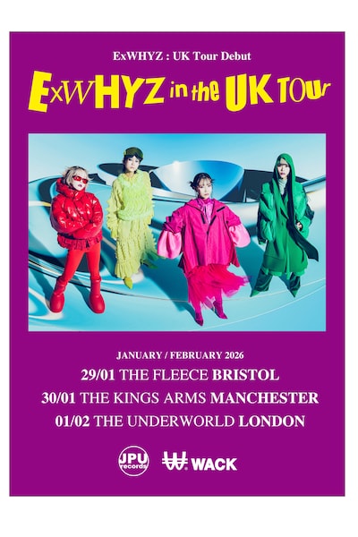 「ExWHYZ in the UK Tour」告知画像