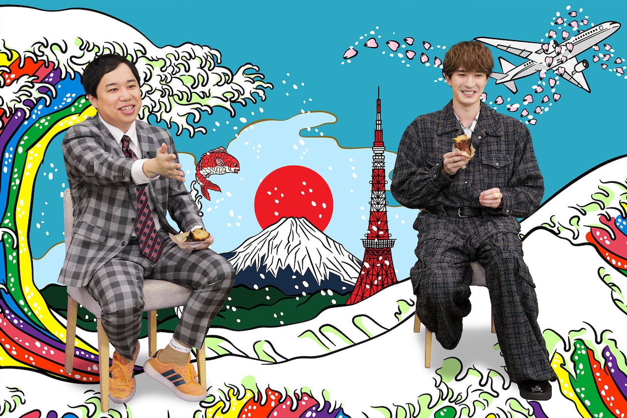 左からジェシー（SixTONES）、せいや（霜降り明星）。©テレビ東京