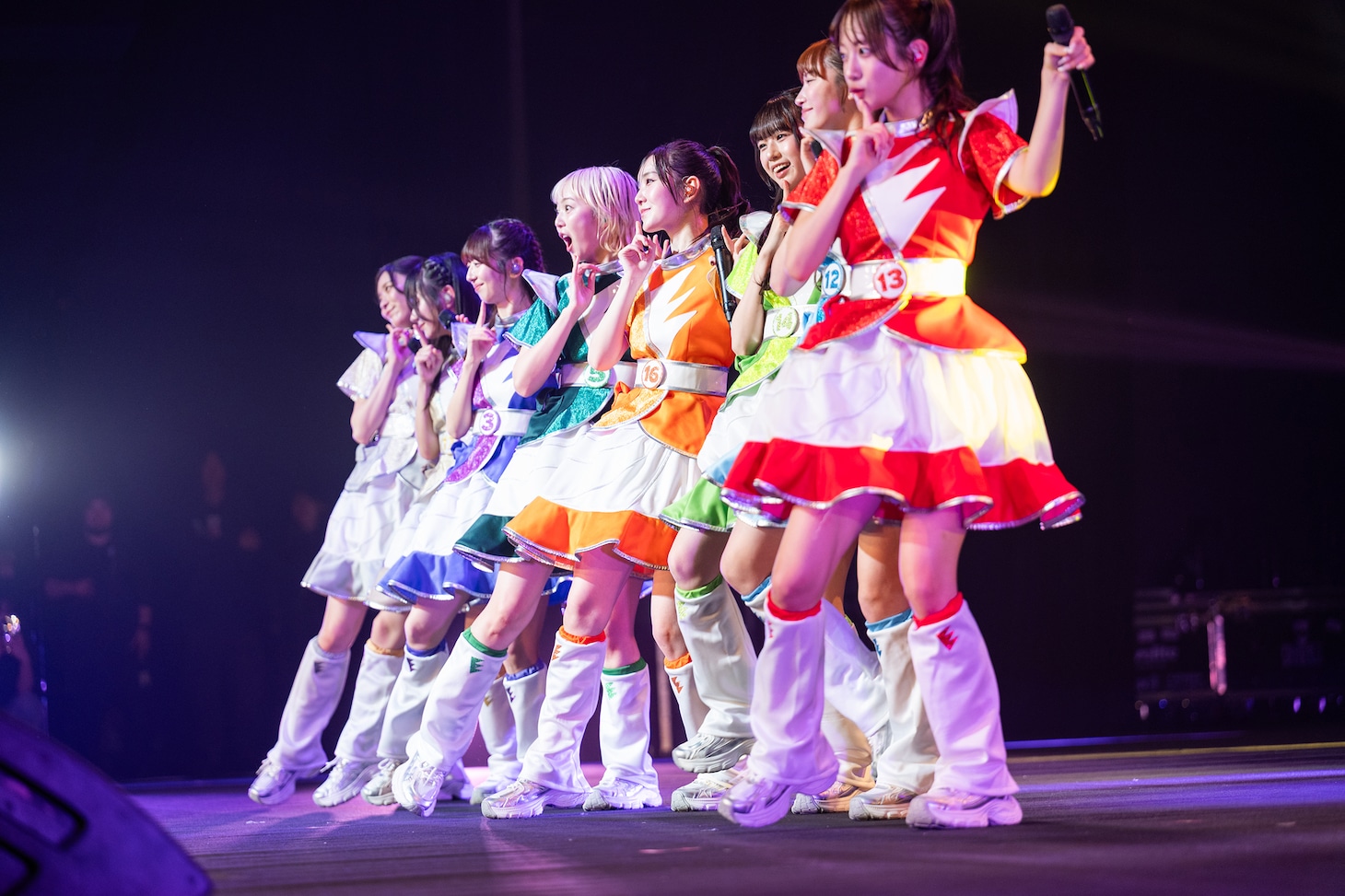 「私立恵比寿中学 Road to Kアリーナ『秋の5都市キャラバンツアー』」初日公演の様子。