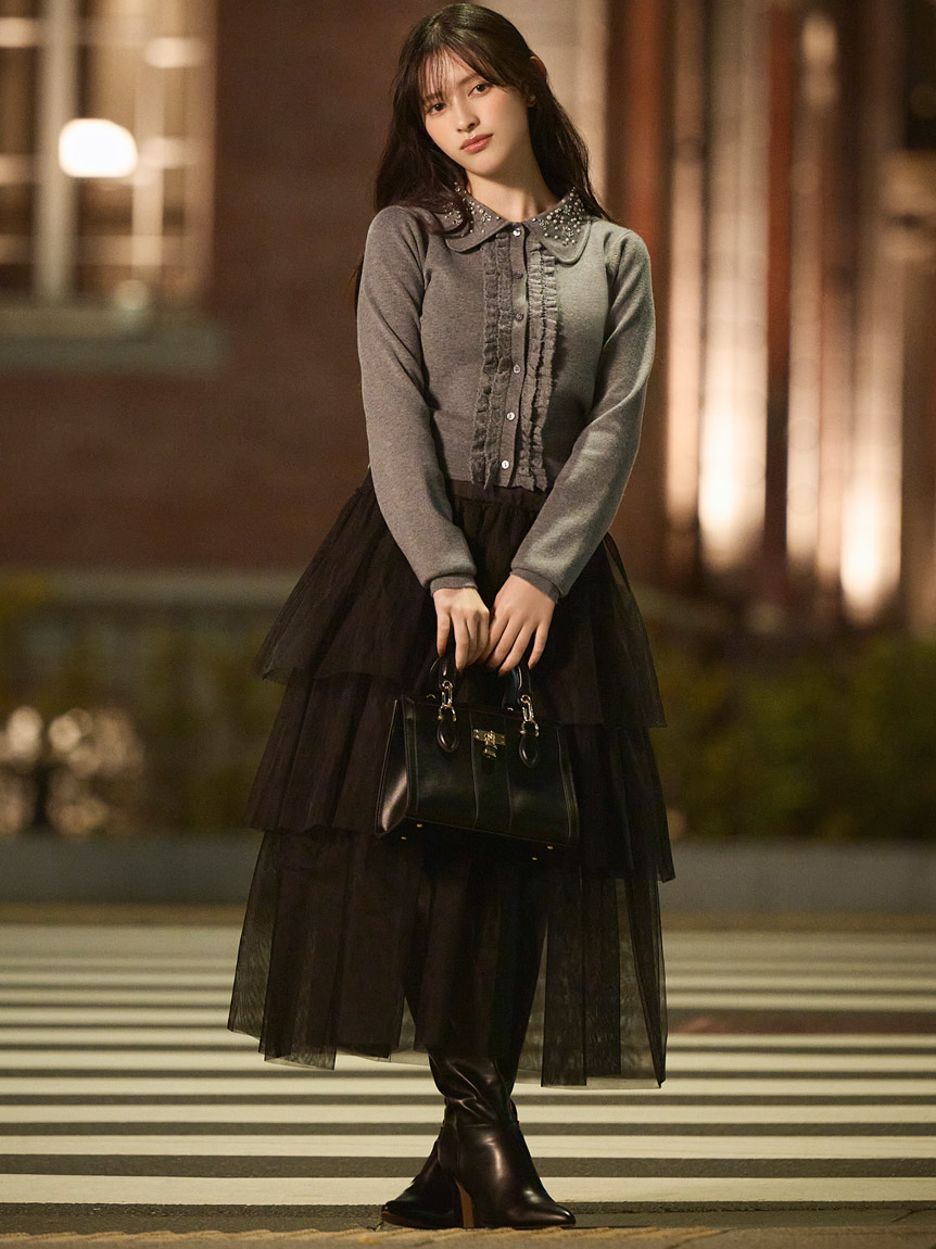 「2025 HOLIDAY collection feat.Aki Suda」に起用された菅田愛貴。