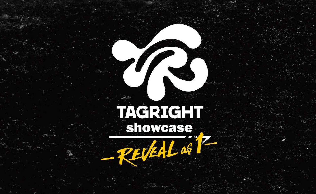 TAGRIGHT showcase -REVEAL as 1-」ロゴ - タイプロ出身・西山智樹