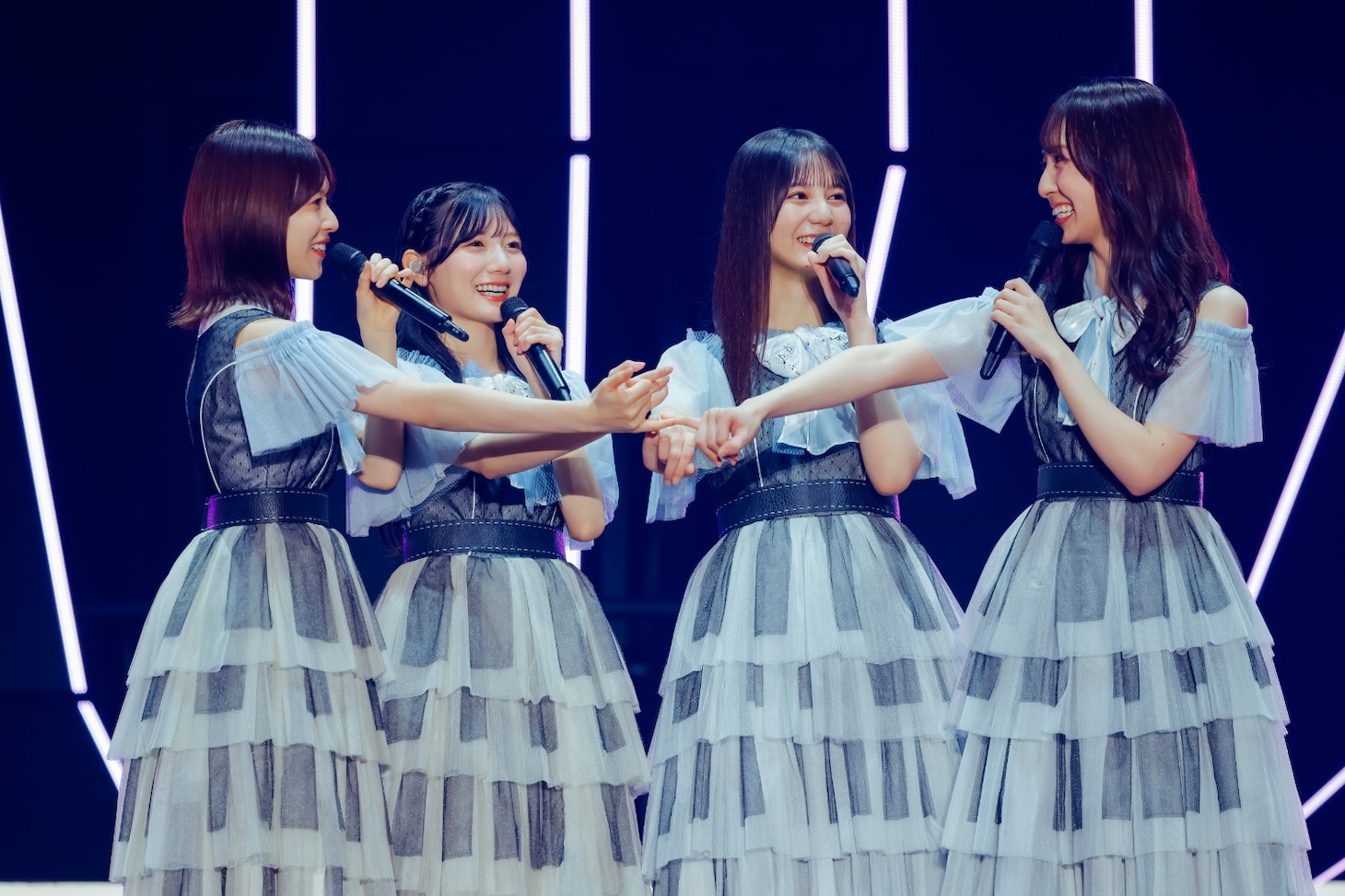 「日向坂46 ARENA TOUR 2025『MONSTER GROOVE』」東京初日公演より二期生たち。©Seed & FlowerLLC