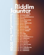 Riddim Saunter 「Seasons of Love Tour 2026」ツアースケジュール
