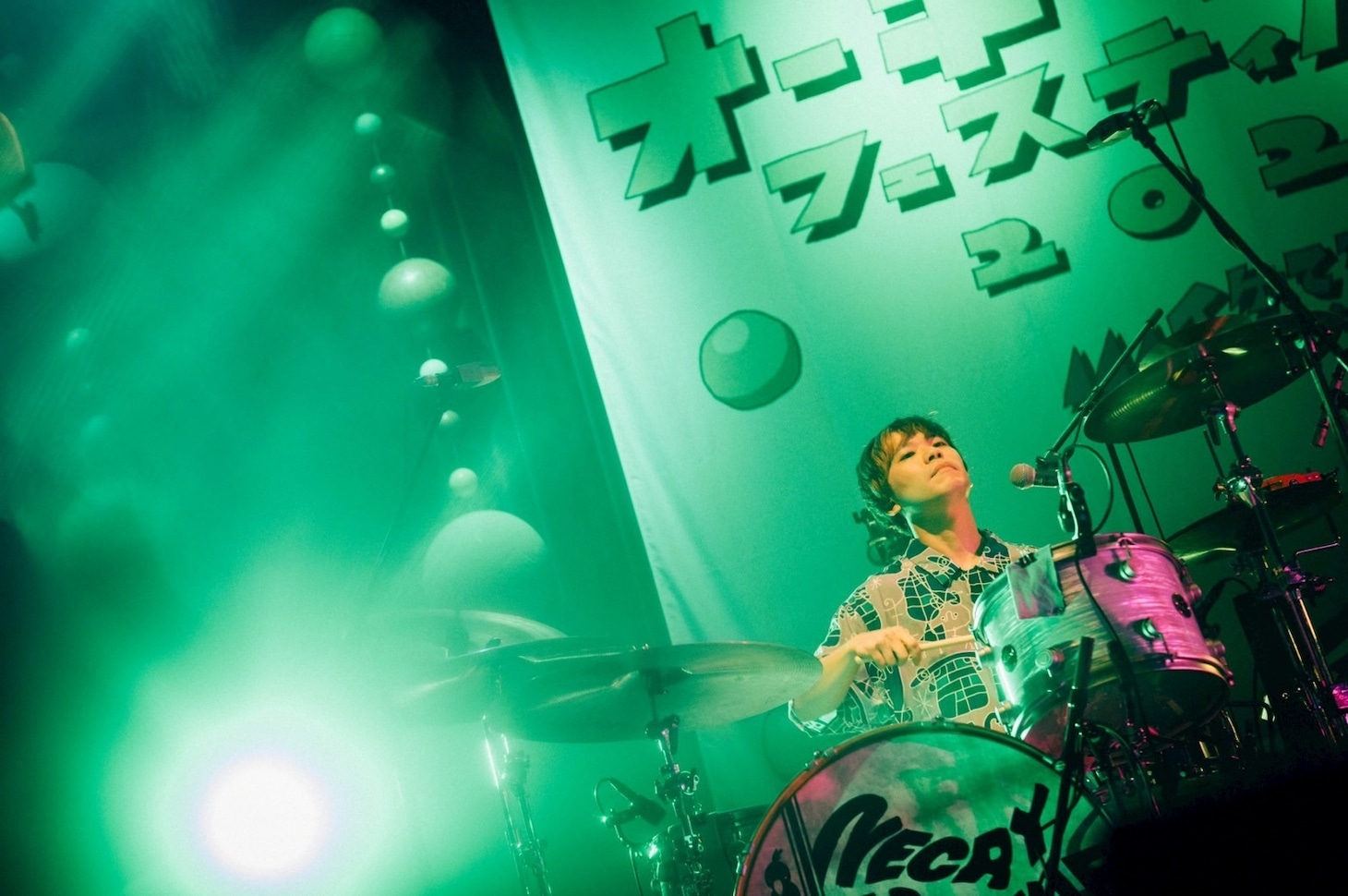 カズマ・タケイ（Dr / ネクライトーキー）（Photo by Kana Tarumi）