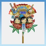 チャットモンチー「chatmonchy has come」の「20周年記念 オリジナル張子」。