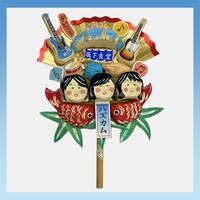 チャットモンチー「chatmonchy has come」の「20周年記念 オリジナル張子」。